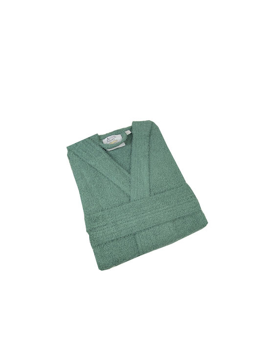 Astron Italy Μπουρνούζι με Κουκούλα Green 450gr/m²