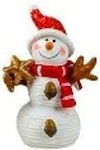 Christmas Plastic Figure SNowman Height 4.5cm