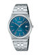 Casio Herrenuhr 35mm Batterie mit Silber Metallarmband