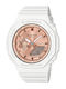 Casio G-shock Men's Watch Battery with White Rubber Strap