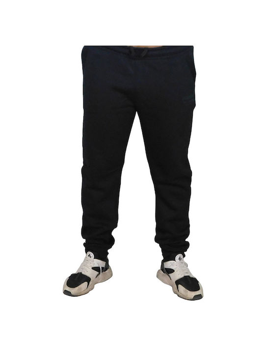 Pantaloni de trening cu Elastic Negru