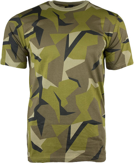 Mil-Tec Κοντομάνικο T-shirt Στρατού 100% Βαμβακερό σε Χακί Χρώμα