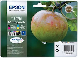 Epson T1295 Pachet de cartușe de cerneală pentru imprimante InkJet Negru / Multiplu (culoare) (C13T12954022)
