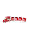 Iliadis Christmas Wooden Figure Train Length 6cm Xmas
