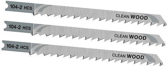Stanley STA21023 Jig Saw Blades for Wood 100mm 3 Pieces