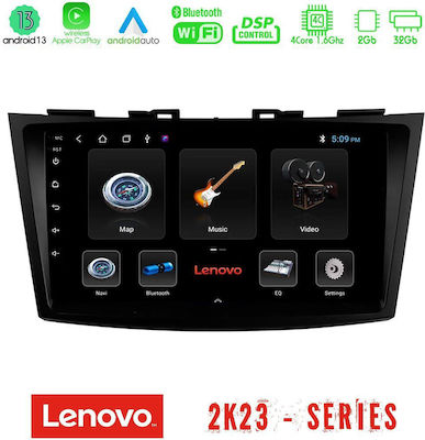 Lenovo Sistem Audio Auto pentru Suzuki Rapid (Bluetooth/USB/WiFi/GPS) cu Ecran Tactil 9"