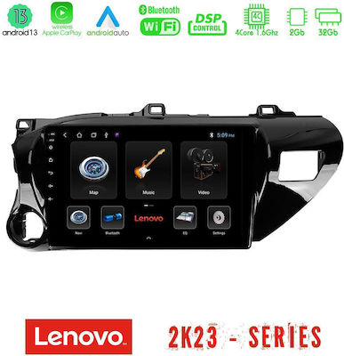 Lenovo Sistem Audio Auto pentru Toyota Hilux (Bluetooth/USB/WiFi/GPS) cu Ecran Tactil 10"