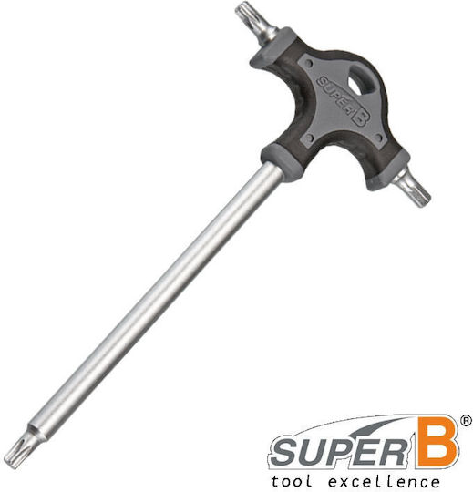 Super B Κλειδί Allen σε Σχήμα Ταφ με Μύτη Μεγέθους 5mm