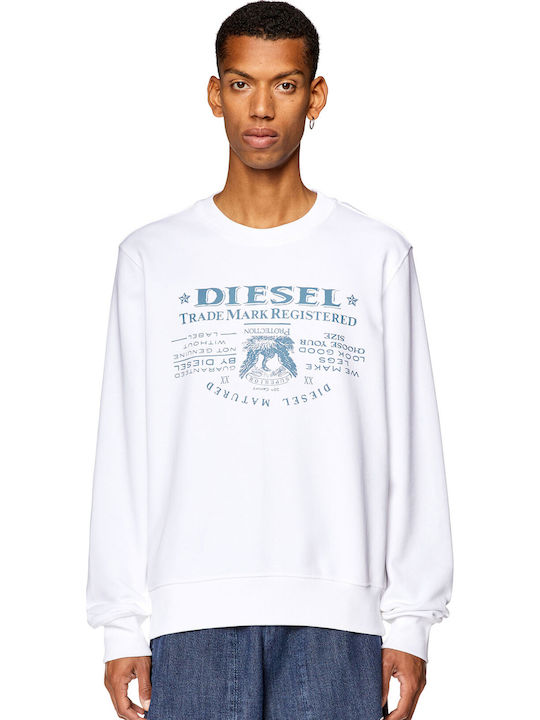 Diesel Sweatshirt with Hood White