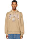 Sweatshirt with Hood Beige