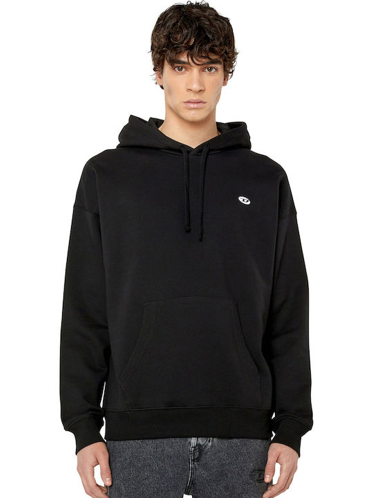 Sweatshirt with Hood Black
