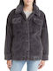 Frankie Faux Fur Trucker Jacket Women's Short Fur Black