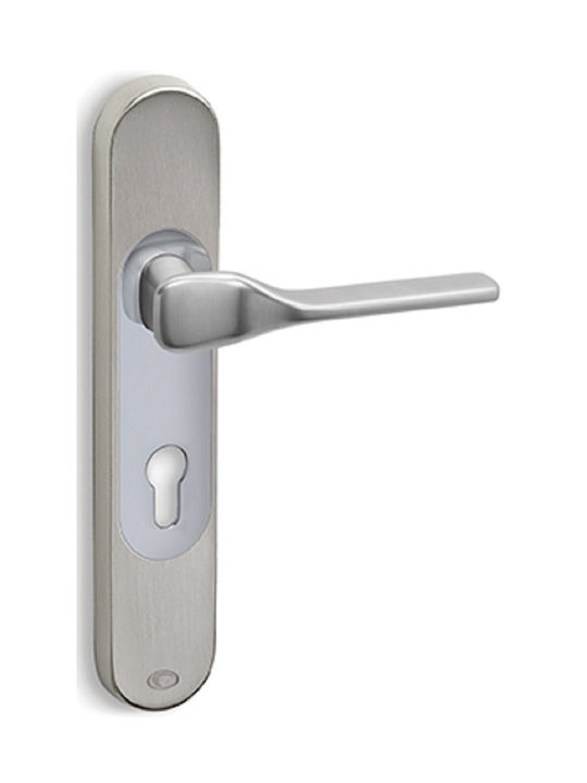 Convex Lever Middle Door with Plate 2235 Pair M...
