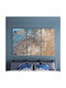 I-gallery Τρίπτυχος Πίνακας σε Καμβά 70x50cm