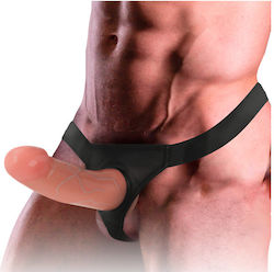 Intense Harnașament cu Dildo 16cm în culoarea pielii