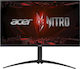 Acer Nitro Xv275kp3biipruzx Uhd IPS HDR Monitor de jocuri 27" 4K 3840x2160 160Hz cu Timp de Răspuns 2ms GTG