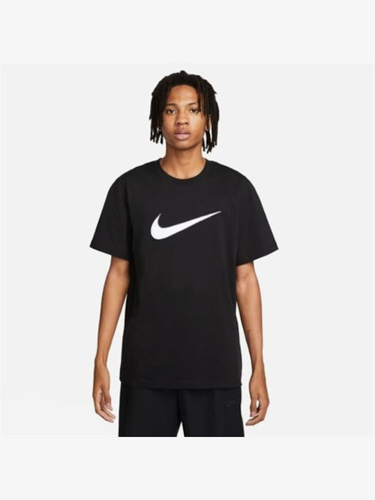 Nike Herren T-Shirt Kurzarm Schwarz