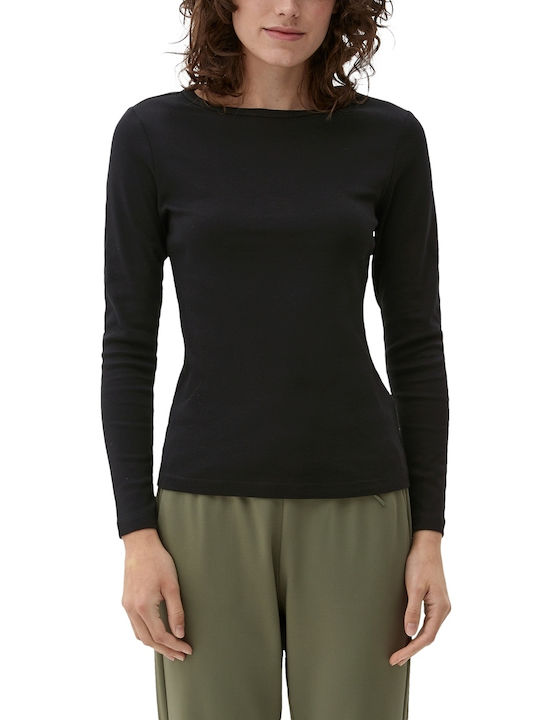 S.Oliver Women's Blouse Long Sleeve Black