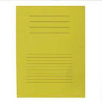 Clipboard Bifold Yellow 1pcs