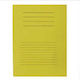 Clipboard Bifold Yellow 1pcs