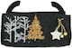 Marhome Christmas Bag for Gift Black 16x12x22cm. 99-00-19341