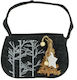 Marhome Christmas Bag for Gift Black 15x8x22cm. 99-00-19348