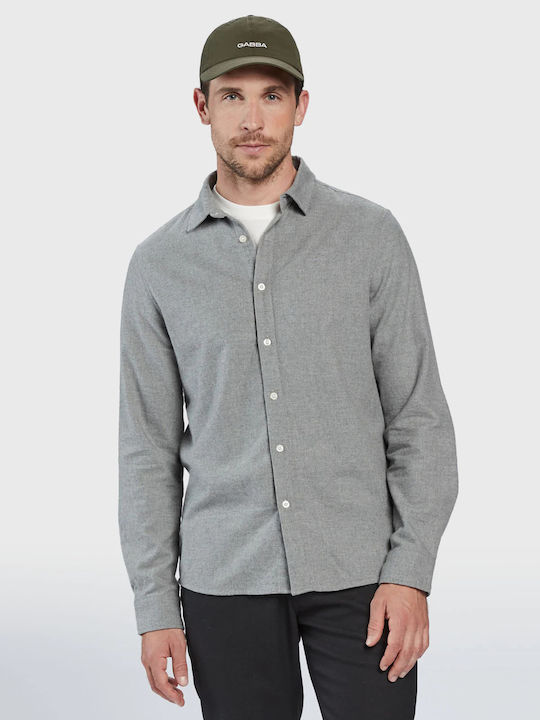 Gabba York Μακρυμάνικo Φανελένιο Overshirt σε Κ...