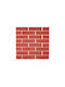 3D Wall Panels Adhesive Red 30x30cm 12 Pieces