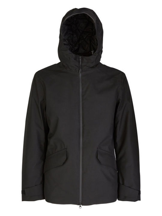 M Clintford Winter Jacket Parka Black