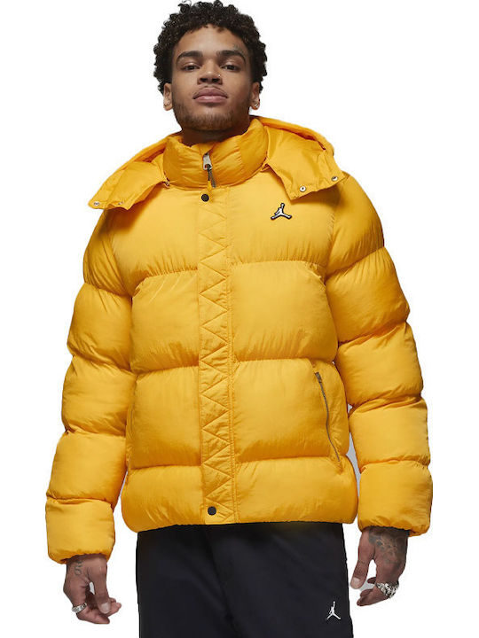 Χειμωνιάτικο Μπουφάν Puffer Κίτρινο
