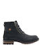 Leather Black Men's Boots