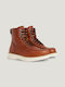 Tommy Hilfiger Men's Leather Boots Tabac Brown