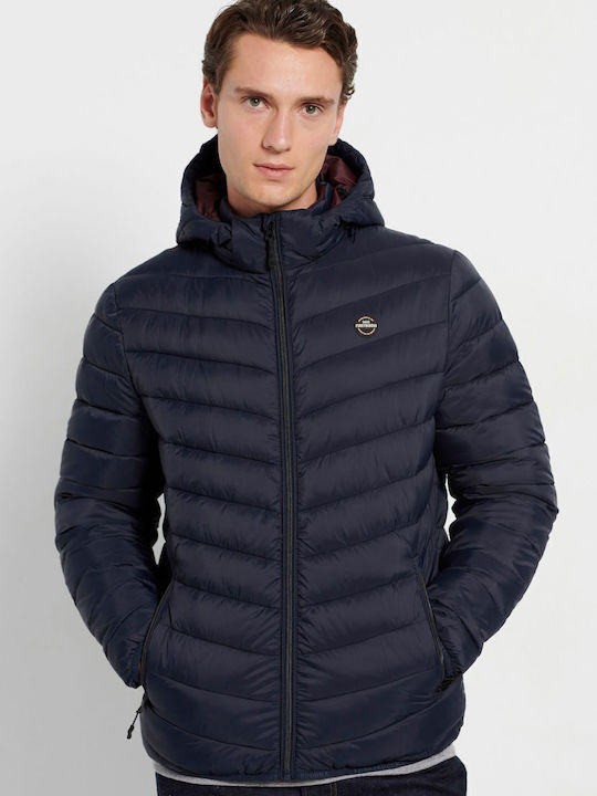 Winter Jacket Puffer Navy Blue