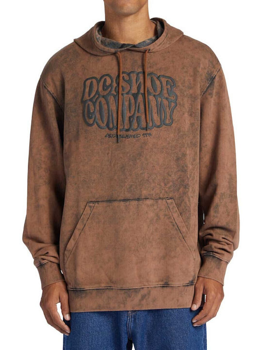 Contour Sweatshirt mit Kapuze Braun