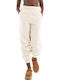 Tasman Fleece Pants Γυναικείο Υφασμάτινο Παντελόνι Μπεζ