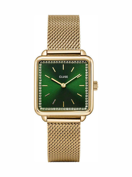 Cluse Damen Uhr mit Gold Metallarmband