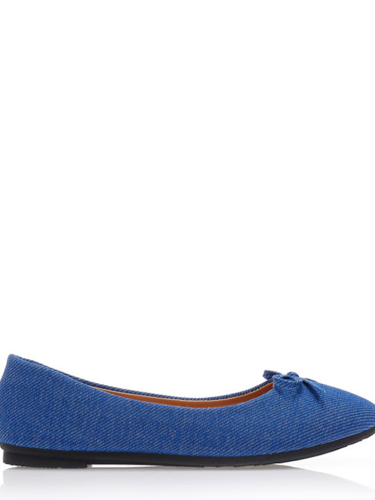 Damen Ballerinas in Blau Farbe 501802NAVY