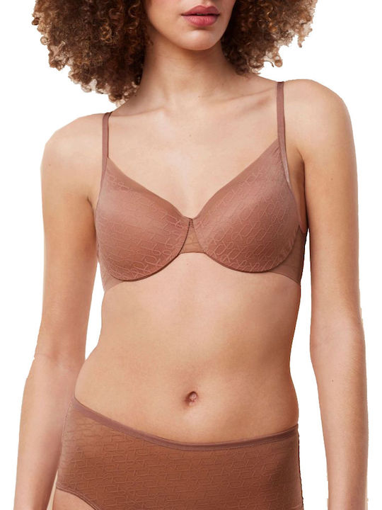 Triumph Signature Sheer Whp Ex Кафяв Сутиен
