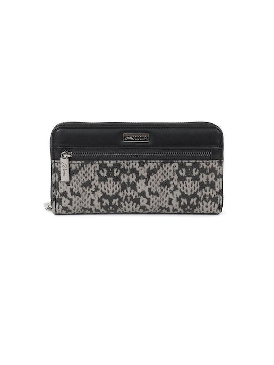 Doca Large Women's Wallet Gray