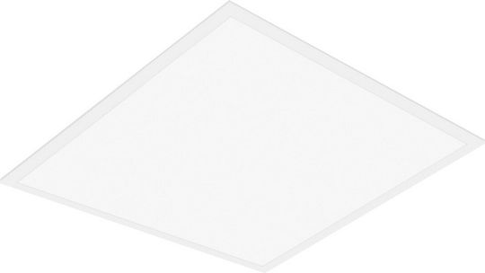 Ledvance Square Recessed LED Panel 33W with Cool White Light 6500K 60x60cm