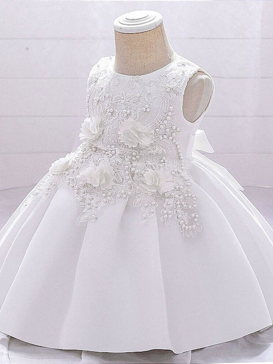 Rochie pentru Copii Fără mâneci Alb