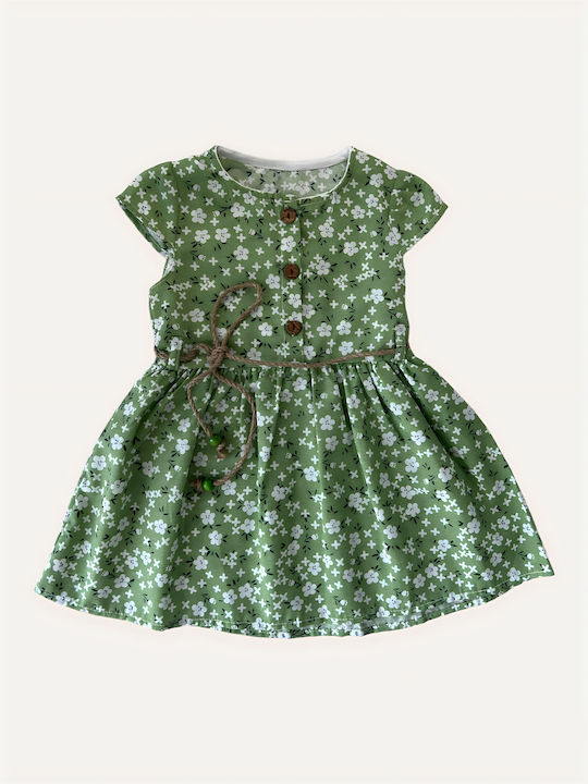 Ludo Baby Children's Dress Green Ludo Baby Children's Dress Green