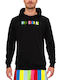 Sweatshirt with Hood Black