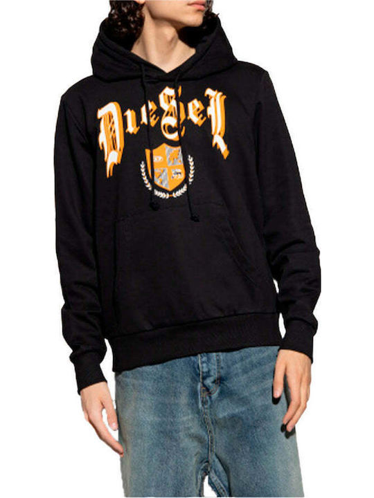 Diesel Sweatshirt with Hood Black