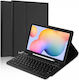 Buddi Zuna Flip Cover With Keyboard In English US Black Galaxy Tab S6 Lite 10.4