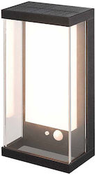 V-TAC Led Wall Mounted Solar Light 1W Warm White with Motion Sensor IP54