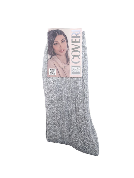 Enrico Coveri Damen Socken Gray 1Pack