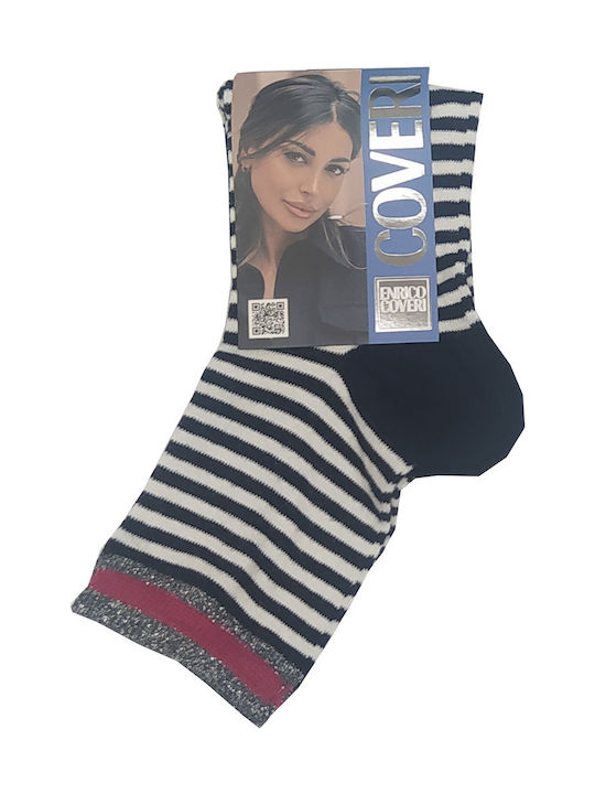 Enrico Coveri Women's Socks Blue