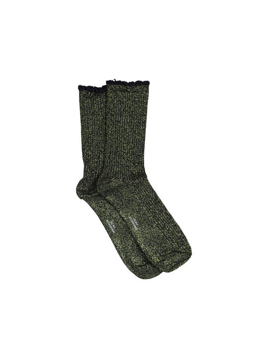 ICHI Socken Grün 1Pack