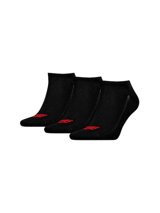 Levi's Cut Batwing Logo Socken Schwarz 3Pack